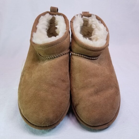 Kids Booties Shoeties Vegan Sherpa Lined Size 3 - Picture 6 of 9